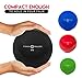 Fitness Republic Pilates Weighted Ball | Small Fitness Toning Ball for Workout | Flexible Anti-Burst Fitness Toning Ball for Pilates Exercises and Physical Therapy