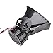 Yescom 7 Sound Loud Horn Car Warning Alarm Police Fire Siren PA Speaker with Microphone Emergency Amplifier