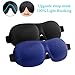 Sleep Mask Block Out Light Completely, Eye Mask Sleeping of 3D Contoured Blackout Night Blindfold, Soft Cushion Travel Eye Cover