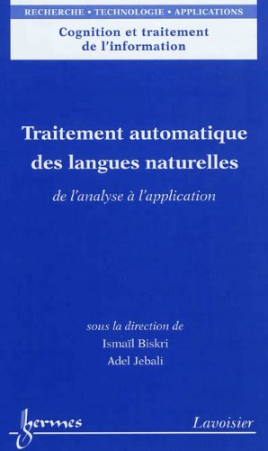 Traitement automatique des langues naturelles