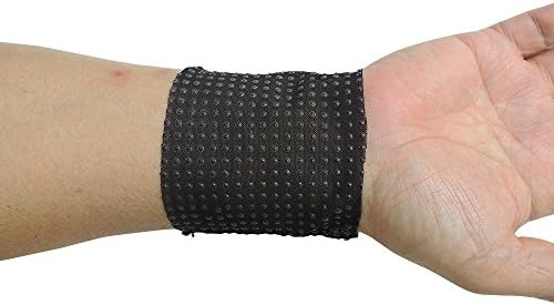 Far Infrared Acupuncture Therapy Wrist Brace (M, black)
