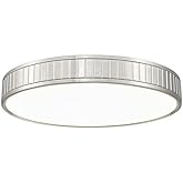 Z-Lite 1005F20-BN-LED Madison Flush Mount, 1-Light 50 Watts, Brushed Nickel