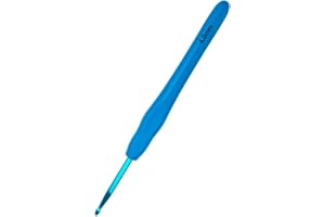 Hobekoee Size G/4mm Crochet Hook Ergonomic Handle for Arthritic Hands Soft & Smooth Knitting Needles for Beginners and Crocheting Yarn