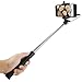 Selfie Stick, Iwotou Wired Extendable Selfie Stick U-Shape Monopod for iPhone 6s, 6, 6 Plus, 5 5s 4s, Samsung Galaxy S6,S6 Edge,S5 (Wired, Black)
