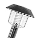Vitallika Solar Garden Lights (6 Pack), STAINLESS STEEL with Large Plastic Spike, No Wires Needed, Waterproof for Outdoor Landscape Pathway Lighting