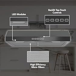 Broan-NuTone GLA2303BLS 30-Inch Under Cabinet Range