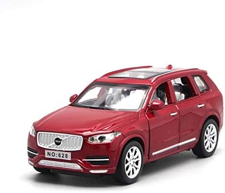 GreenSun 1:32 Scale Volvo XC90 Diecast Car Model with Openable Doors Pull Back Function Music Light Kids Toy Gifts