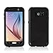 Waterproof case for Galaxy S6 , Merit Full-body Underwater Waterproof Shockproof Dirtproof Durable Full Sealed Protection Case Cover for Samsung Galaxy S6 (Black)