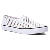 Keds Women's Double Decker Perf Slip-On Sneaker, White