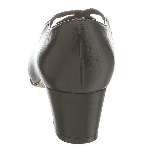 Trotters Women's Pumps, Black Leather, 9.5 X-Wide - Image 3