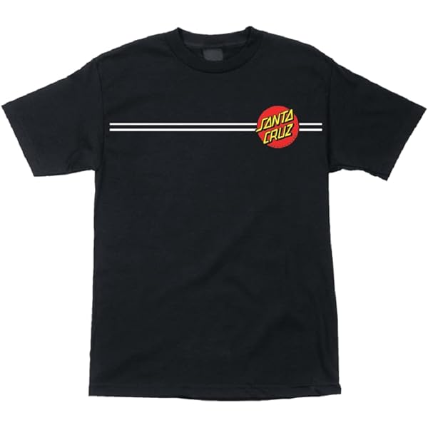 SANTA CRUZ Classic Dot Chest S/S Lightweight T-Shirt Black Med