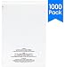 Spartan Industrial || 1000 Count - 11" X 14" Self Seal Clear Poly Bags with Suffocation Warning for Packaging, T Shirts & FBA (More Sizes Available) - Permanent Adhesive