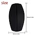 Andux 2 Pairs Silicone Bra Shoulder Pads Invisible Impact & Pain Relief Bra Shoulder Pads Non-slip Shoulder Pads NYDDJ-01 (Black)