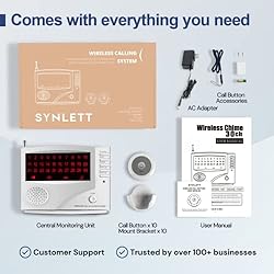 SYNLETT Wireless Calling System, Caregiver Pager