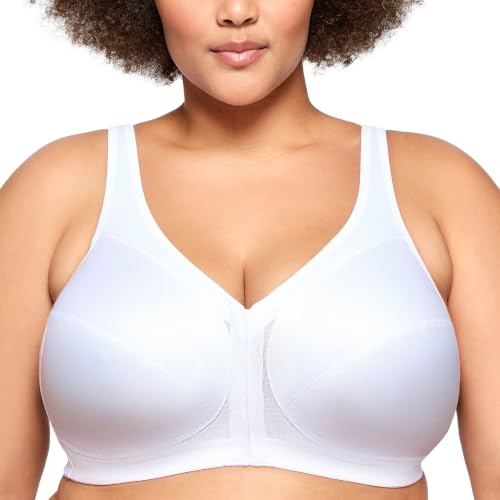 Glamorise Femme 1265 Soutien-Gorge, Blanc, 145B EU