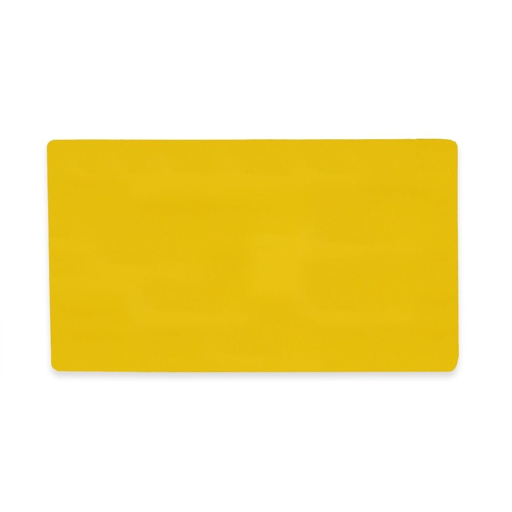 MagFlex® Flexible Magnetic Sheet with Gloss Yellow Dry-Wipe Surface for Creating Scrumboards, Removable and Changeable Labels - 140mm x 80mm x 0.85mm - Pack of 50