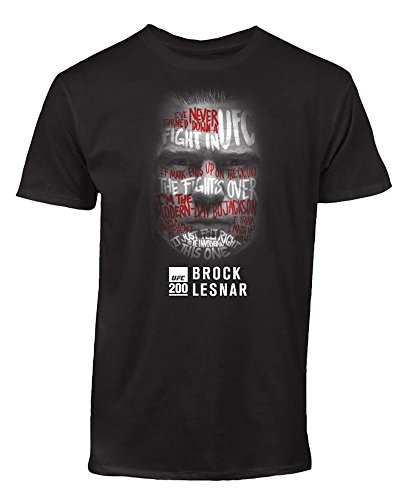 Brock lesnar ufc 200 war paint mens black t-shirt-l