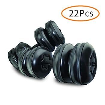 Deiris water-filled dumbbell set