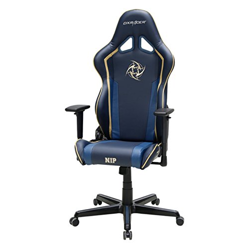 DXRacer DOH/RZ74/BBA Ninjas In Pyjamas (NIP) Newedge Edition Racing Bucket Seat Office Chair Gaming Chair Ergonomic Computer Chair eSports Desk Chair Executive Chair Furniture With Pillows