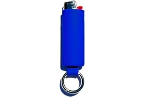 LIGHTER LOCATORS Keychain Lighter Holder for J6 BIC Lighters. Includes Spring Clip to Attach Lighter to Keys or Bags. Lighter Keychain Case (15 Color Options)