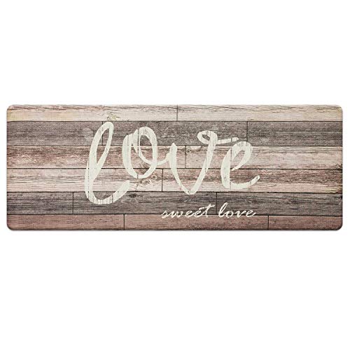 FRESHMINT Farmhouse Kitchen Mats Cushioned AntiFatigue Comfort Mat for