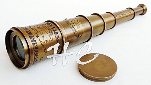 A S Handicrafts Pirates spyglass scope, brass handheld telescope, Christmas Day gift, camping, hiking, antique telescope, Man,Men Gift, Women,Woman Gift