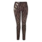 Star Wars Chewbacca Juniors Brown Velvet Leggings (Juniors Medium)