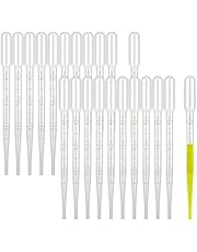moveland 200PCS 3ml Disposable Plastic Transfer Pipettes, Calibrated Dropper Suitable for Science Laboratory, DIY Art