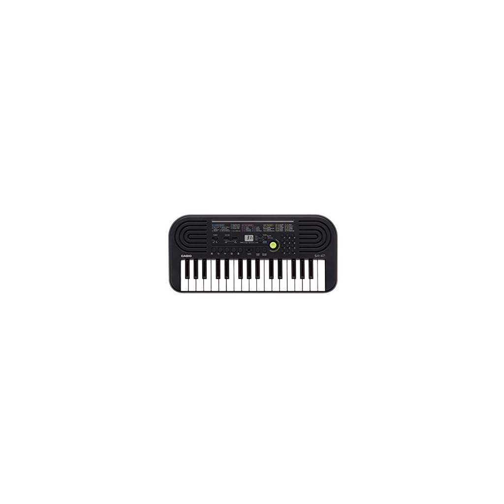 Casio SA47A Electronic Keyboard, Black