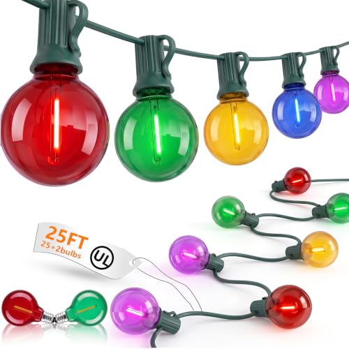 G40 LED Multicolor Outdoor String Lights
