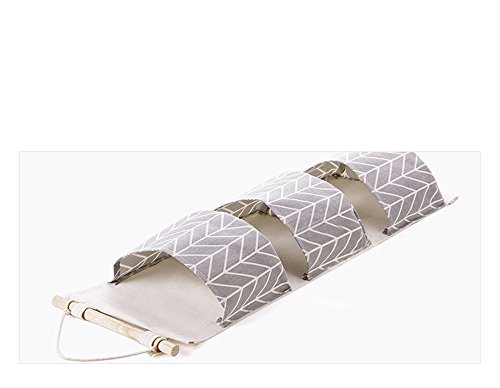 SSYUNO-Home & Garden Household Wall Hanging Storage Bag, 3 Grids Wall Hanging Storage Bag Organizer Toys Container Decor Pocket Pouch