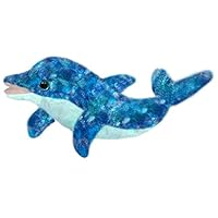 First & Main 10" Blue Floppy Under the Sea Dolphin Basic Plush Toys