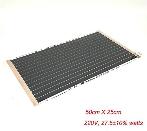 25Cmx50cm Far Infrared Film Warm Floor For Pet Waterloo Electric Underfloor Heating Mats 25cm X 50cm