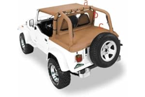 Pavement Ends by Bestop 41815-15 Black Denim Cargo Cover for 1992-1995 Wrangler YJ