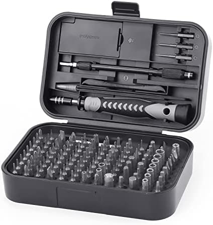 STREBITO Precision Screwdriver Set, 79 In 1 Screwdriver Kit With 58 Bits & Anti Static Wrist Strap, Magnetic Driver Electronics Repair Tool Kit For Co