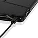 iGadgitz Premium Executive Black PU Leather Case Cover for Sony Xperia Z3 Tablet Compact SGP611 with Multi-Angle Viewing Stand + Auto Sleep/Wake + Hand Strap + Screen Protector
