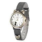 Soft Leather Strap Girl's Students Quartz Wrist Watches for Female Cute Bowknot Case