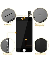 USQI Compatible para montaje de digitalizador de pantalla táctil con herramientas de reparación incluidas A 001, negro
