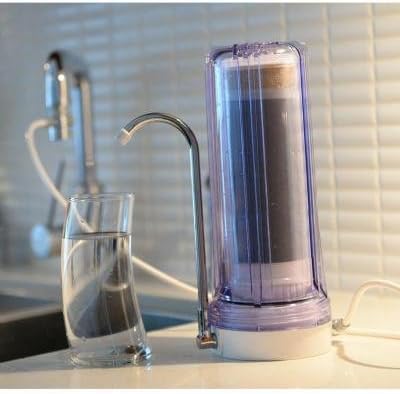 NSF Certified Premium 5-Stage Counter Top Water Filtration System in Clear