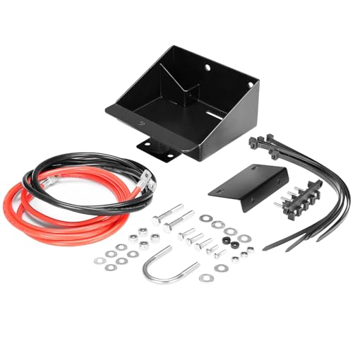 Photo 1 of KEMIMOTO Battery Relocation Kit Battery Relocate Box Compatible with Polaris Sportsman 450 570 Accessories 2014-2021 with Battery Box Wires