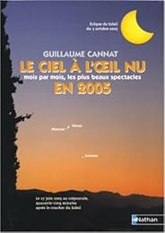 Le  ciel à l'oeil nu en 2005