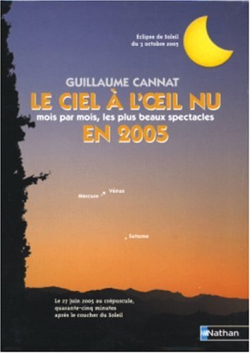 Le  ciel à l'oeil nu en 2005