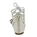 ANNA BRINA-10 Women's Studded Strappy Lace Up Back Zipper Gladiator Flat Sandals