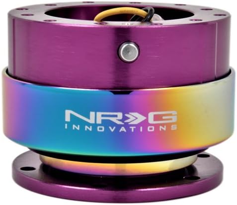 2 set x NRG Steering Wheel Quick Release Gen 2.0 (Purple with Neo Chrome Ring) Neochrome (Part: SRK-200PP-MC)