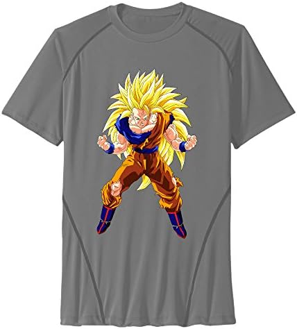 UNTOO Men's Dragon Ball Z Athletic Active Dri-Fit T-Shirt DeepHeather