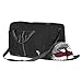 Coreal 60l Foldable Waterproof Travel Camping Duffel Luggage Gym Sport Bag with Shoe Compartment BK
