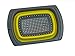 Kitchen Candy Collapsible Over the Sink Colander/Strainer, Yellow