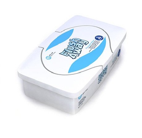 Dynarex Flushable Wipes 9x13 (Adult) Tub Pack - 60 Wipes Per Box, 9 Boxes Per Case