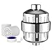 Shower Filter with Replaceable Cartridges Shower Water Purifier Remove Chlorine, Heavy Metals and Water Impurities, Protect Sensitive Skin and Health for All Your Family