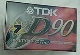 TDK Audio Cassette - D90 IEC I/Type I High Output - 90 Minutes (7 pack)
